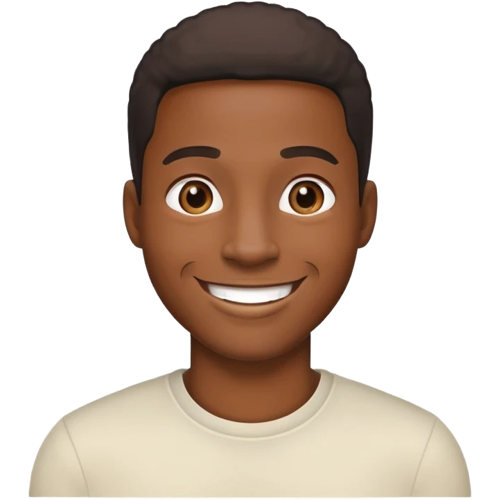 black man emoji