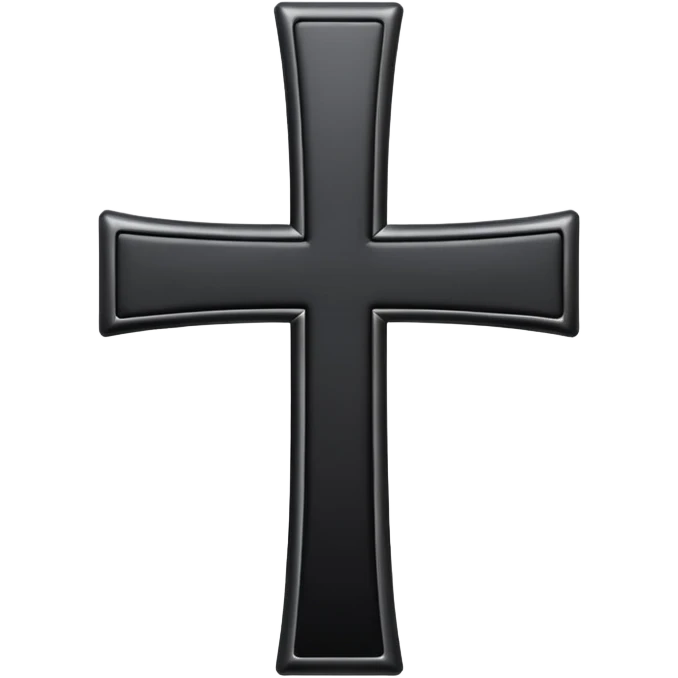 christan cross black emoji