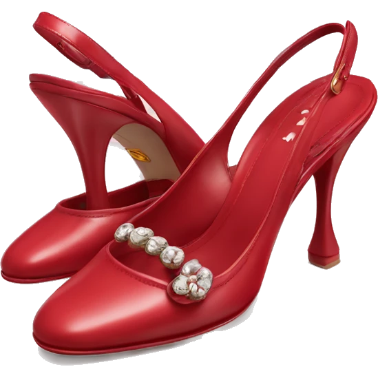 Miu miu slingback pumps in cherry-red  emoji