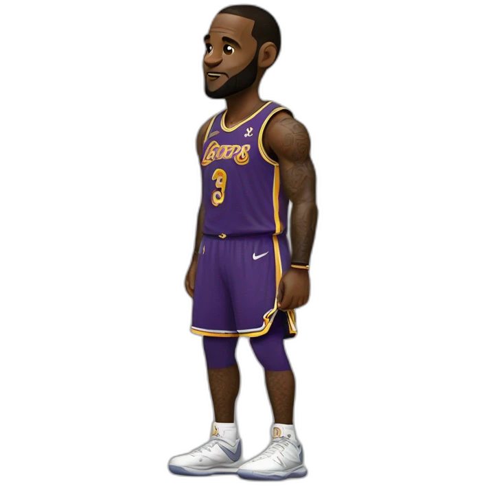 Lebron James Standing emoji