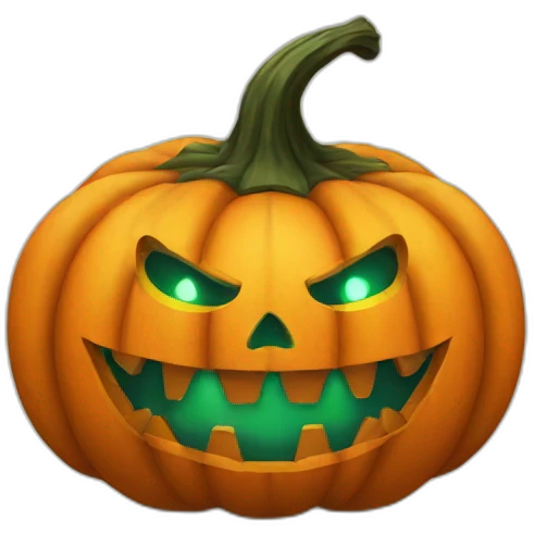 halloween scary pumpkin emoji