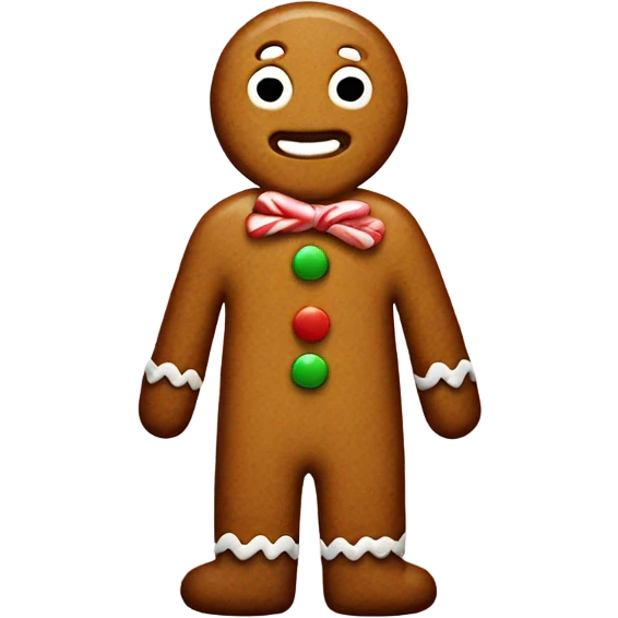 Gingerbread man  emoji