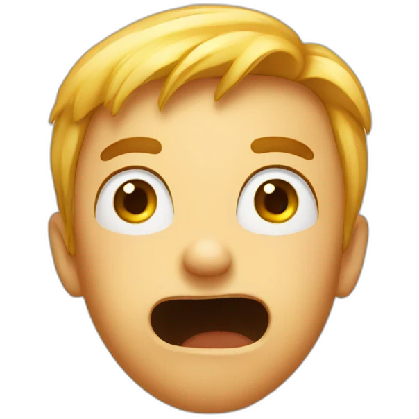 surprised face emoji