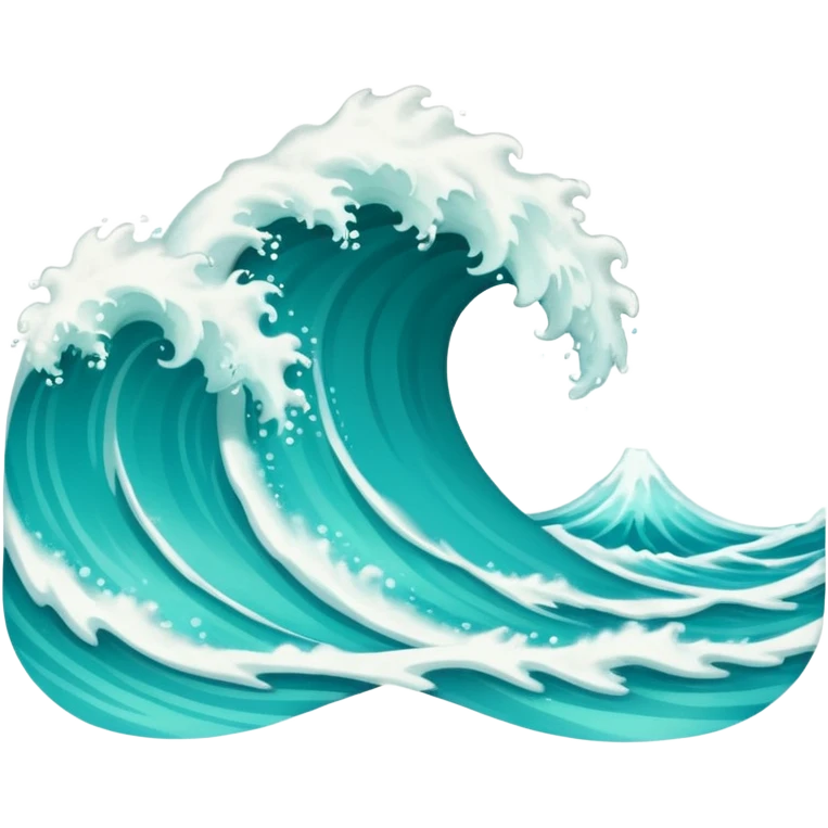 beach waves  emoji
