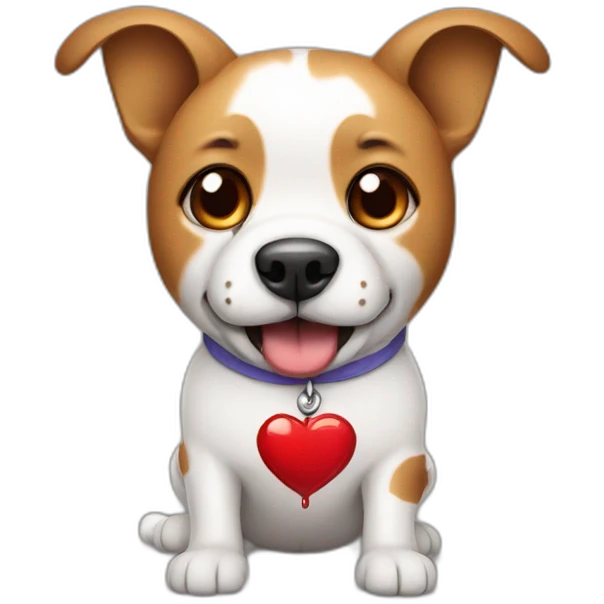 dog as blood donor emoji