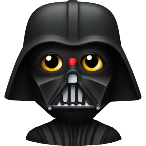 Darth Vader wearing a fez
 emoji