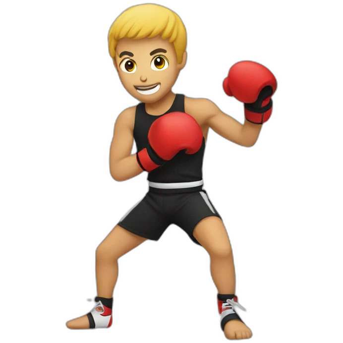Kickboxing emoji