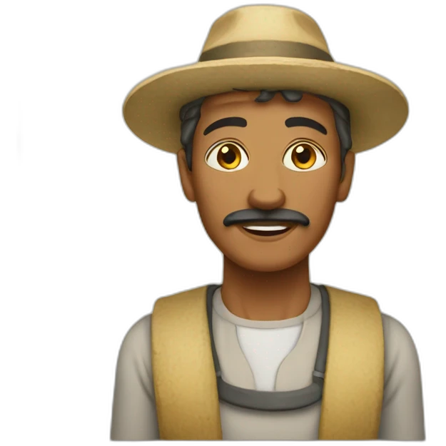 egyptien antiquité agriculteur emoji