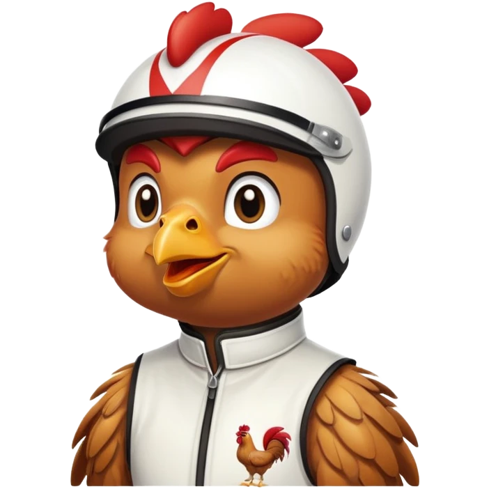 Chicken jockey  emoji