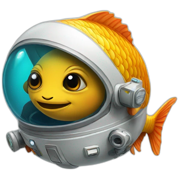 fish in a spacesuit emoji