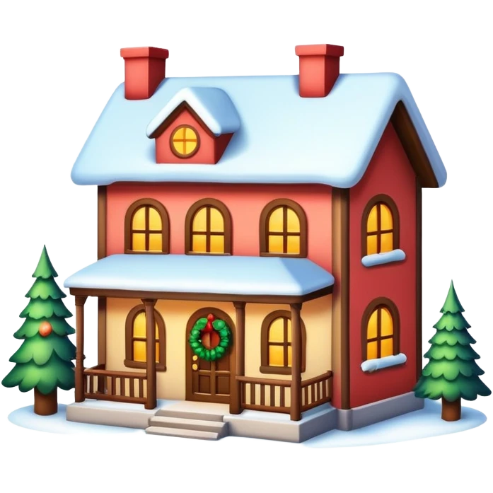 Christmas home emoji