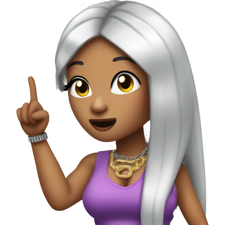 nicki minaj rapping emoji