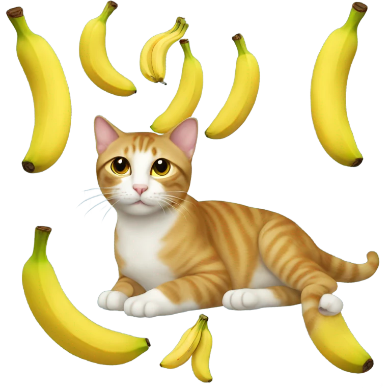 Cat banana emoji