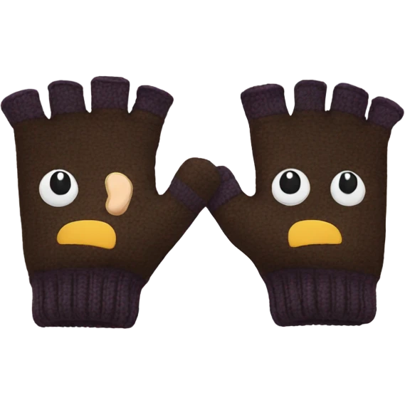 Fingerless gloves emoji