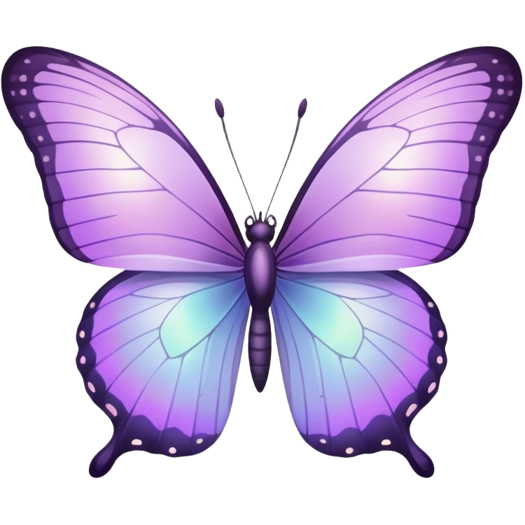  light Purple butterfly  emoji