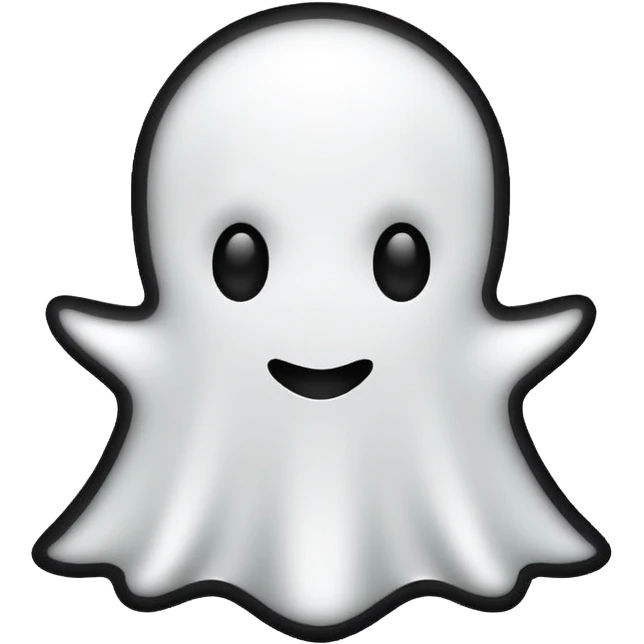 Snapchat logo actuel emoji
