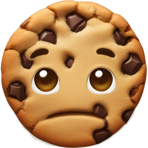 chocolate chip cookie  emoji