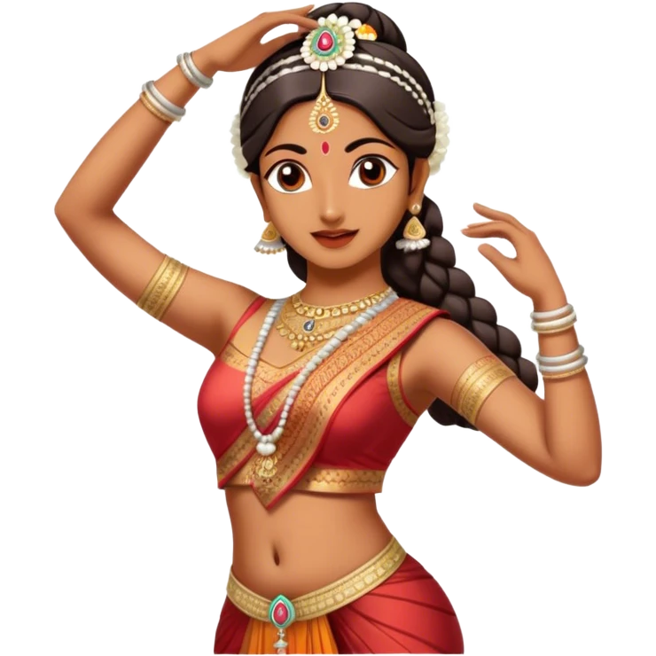 Odissi dancer emoji