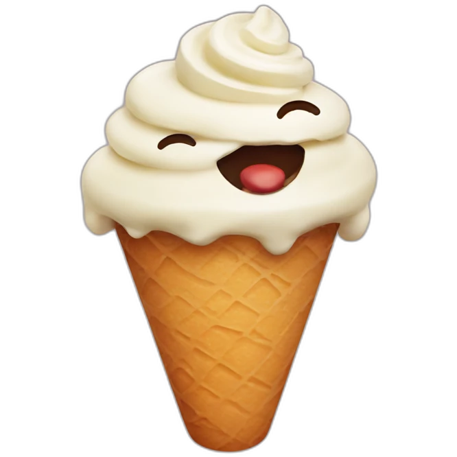 Gelato hangry emoji