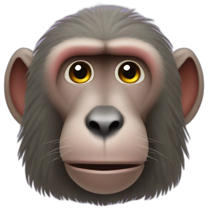 baboon animal emoji