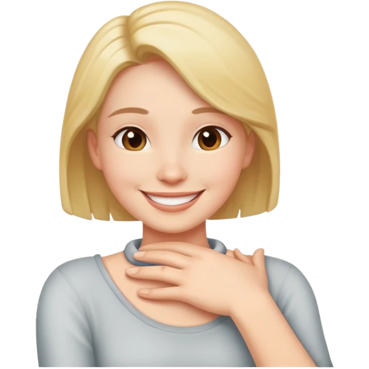 Arms around neak emoji