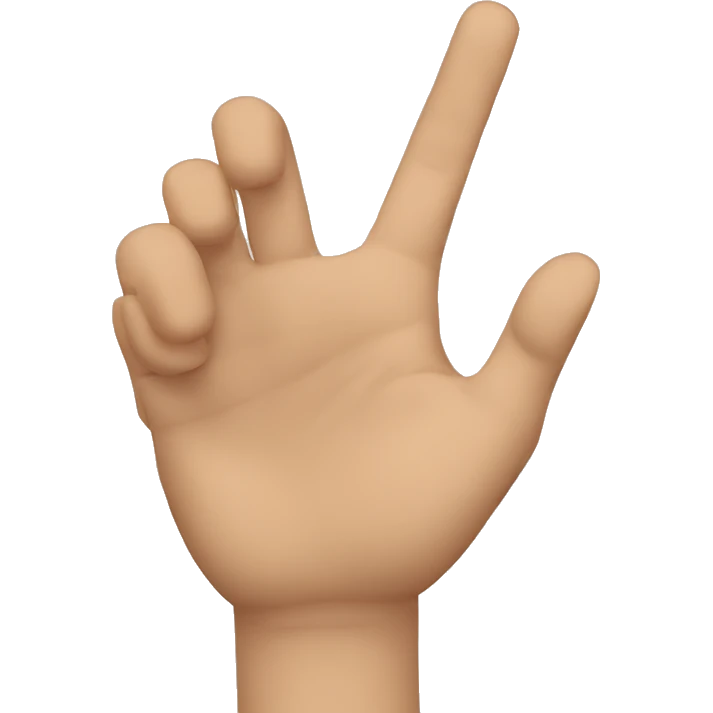 Sukuna two hand sign emoji