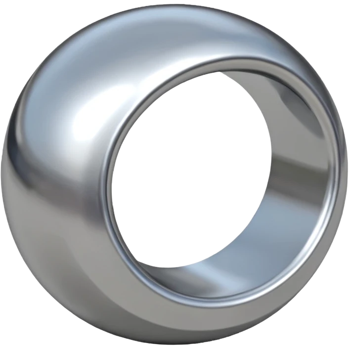 A modern abstract sculpture emoji