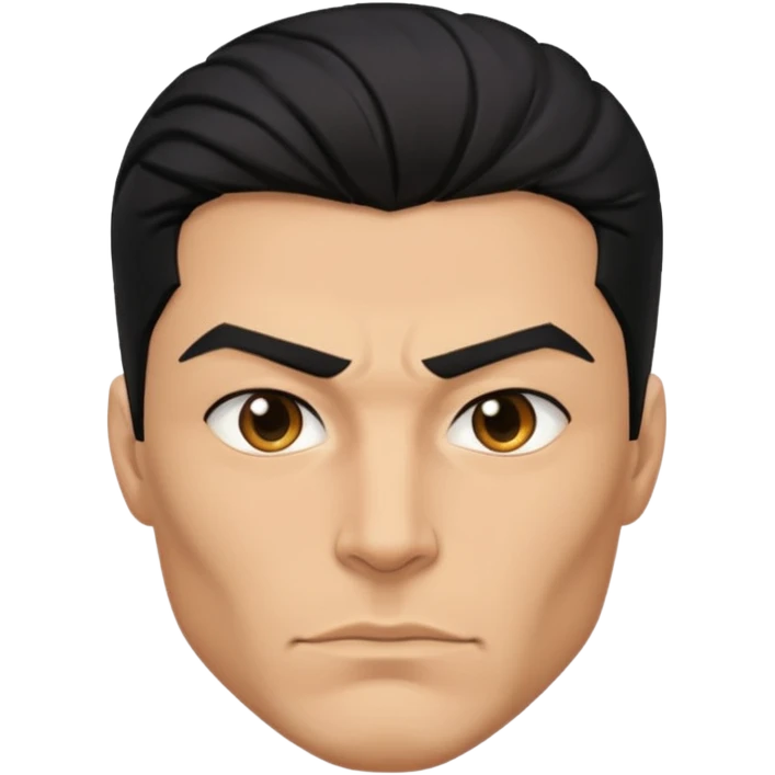 Male superhero face emoji