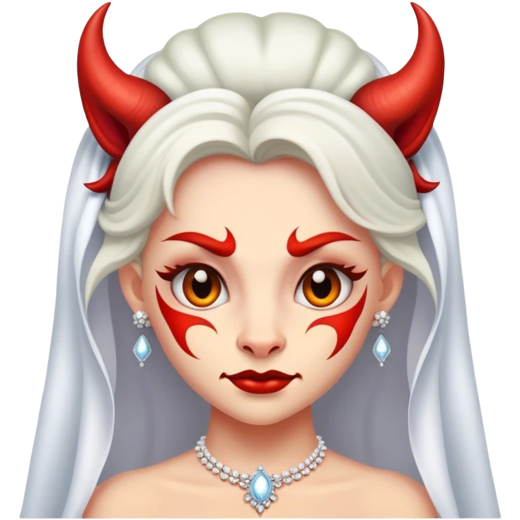 devil face bride emoji