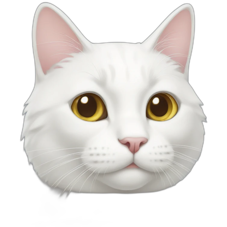 white cat emoji