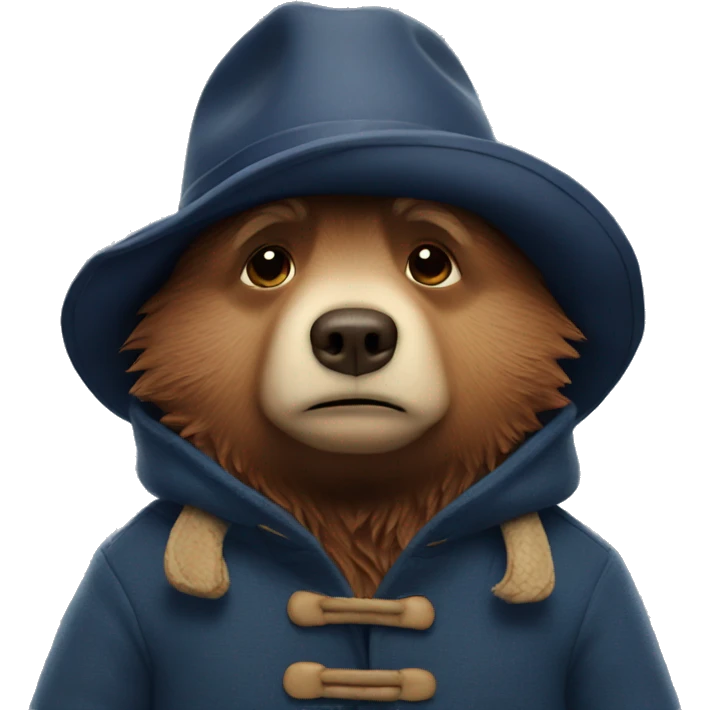 Paddington sad emoji