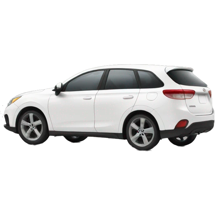 Short white car emoji