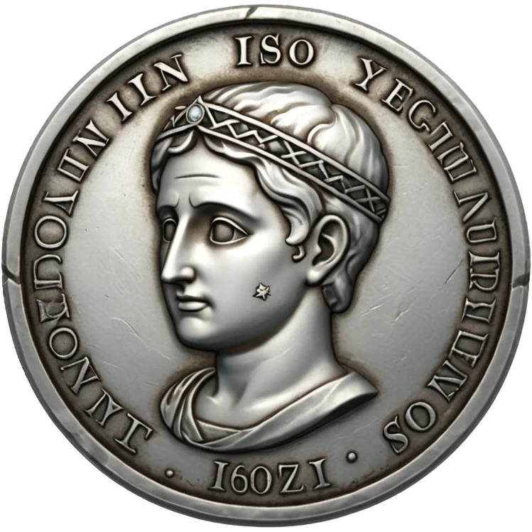 Ancient coin usa,silver emoji