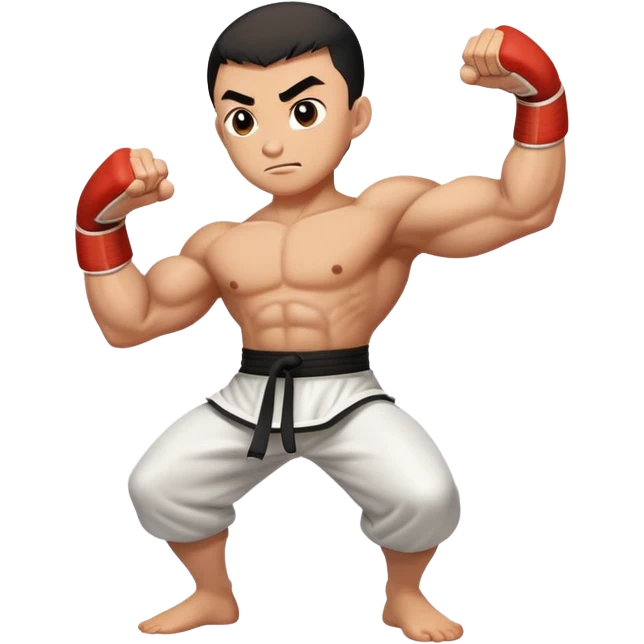 kung fu hero emoji