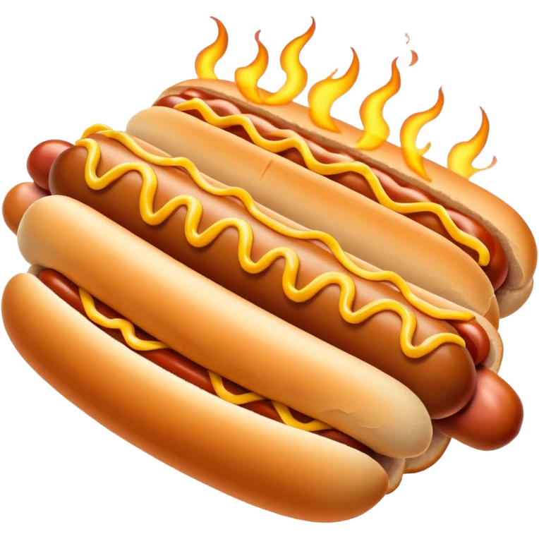 hot dogs cooking on a grill emoji