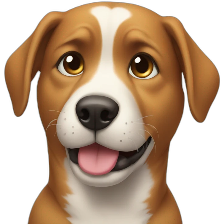 Dog saying thanks emoji