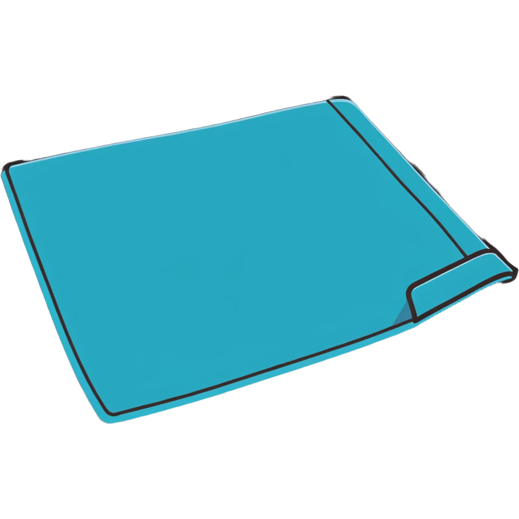 crash mat in perspective with bold outline emoji