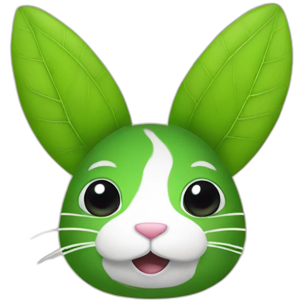 leaf bunny emoji