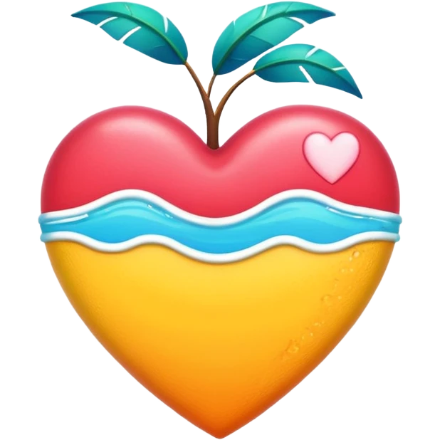 summer vibes heart emoji