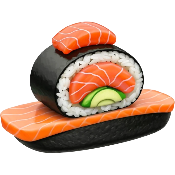 Bean in sushi emoji