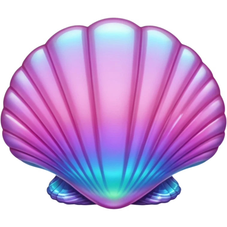 pink crystal clam emoji