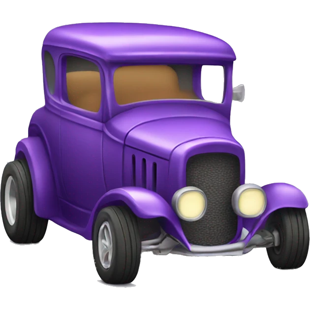 Purple hot rod emoji