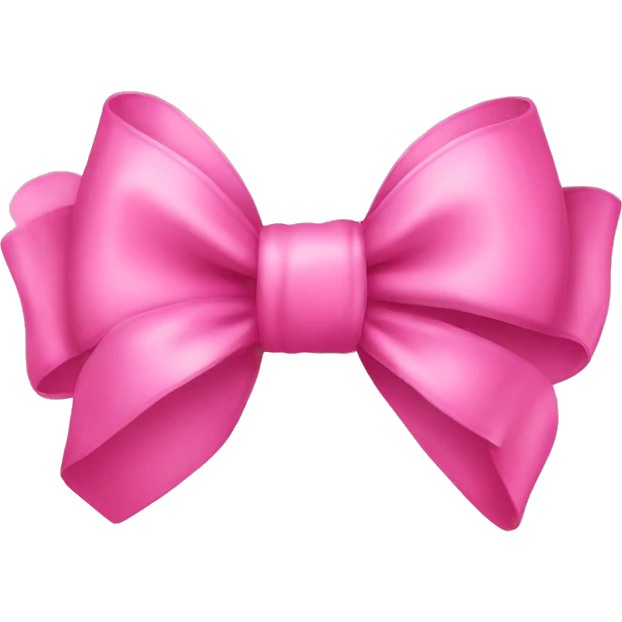 pink bow  emoji