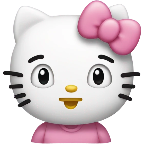 Hello kitty emoji
