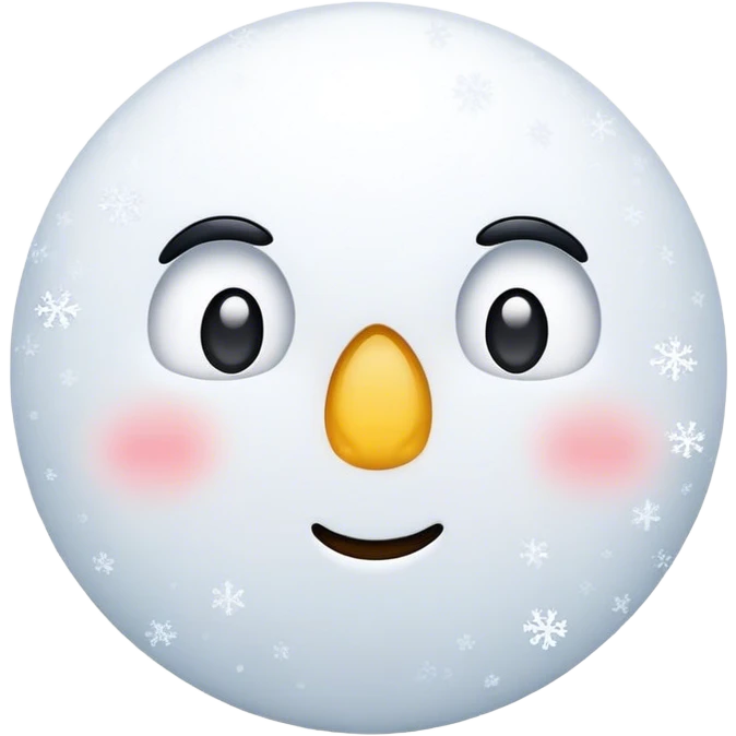 snow emoji