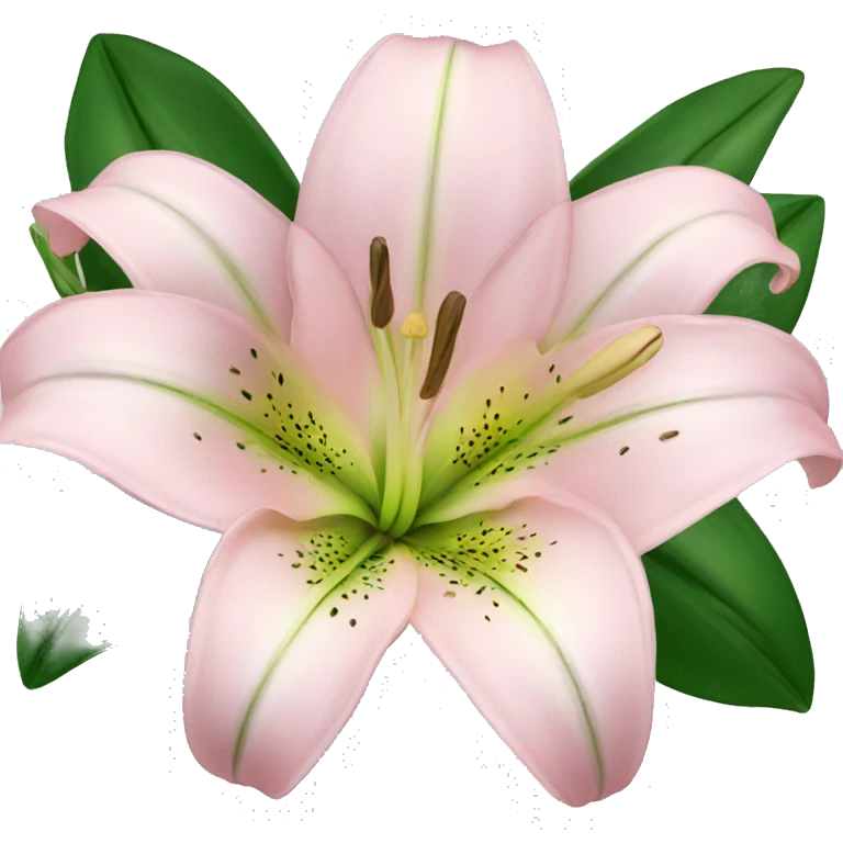 light pink lilium emoji