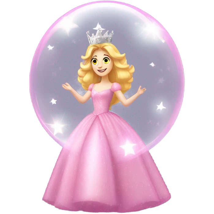 Glinda in a bubble emoji