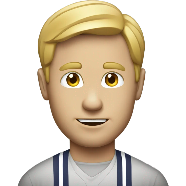 White guy sports betting  emoji