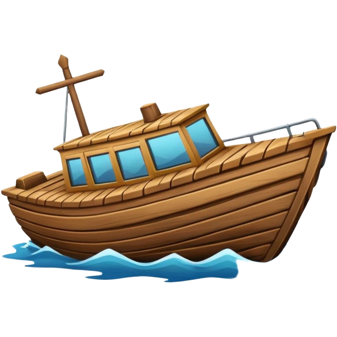 a capsized boat emoji
