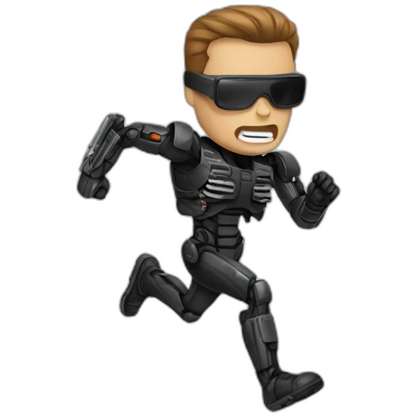Terminator running emoji
